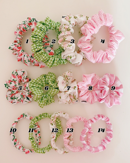 keari - Scrunchies pink/ grün